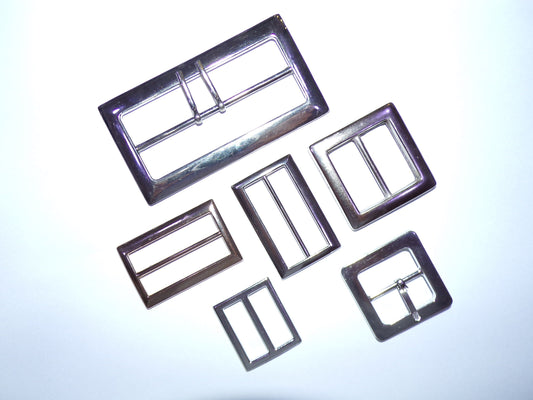 Metal Buckles, Gold Silver 25mm, 30mm, 40mm, 75mm Buckles for Bags, Belts, clothes, rectangle buckles, buckles