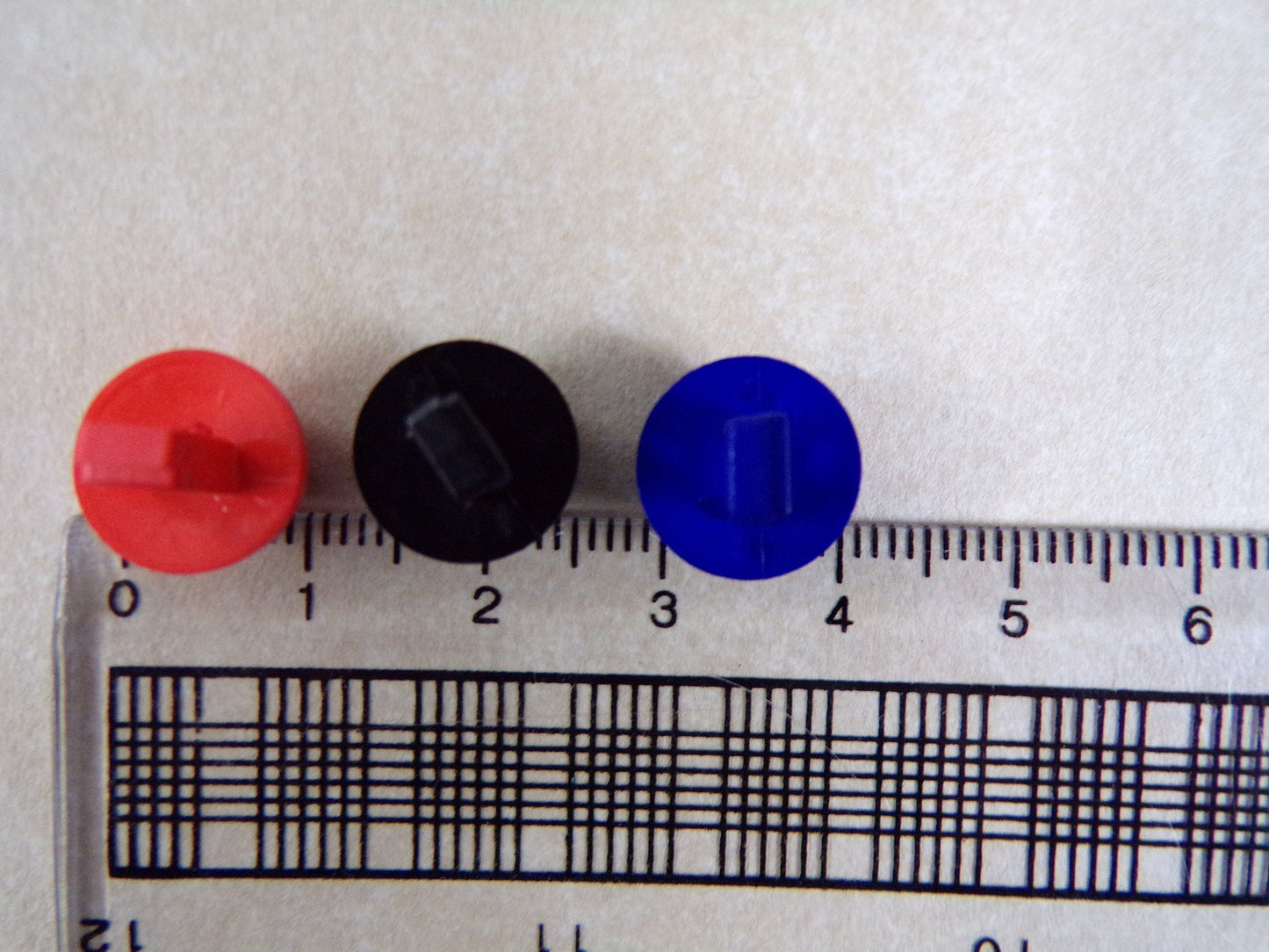 Plastic buttons, Small Half Ball Dome buttons, Shank Buttons, 18L 11.5mm, ball buttons