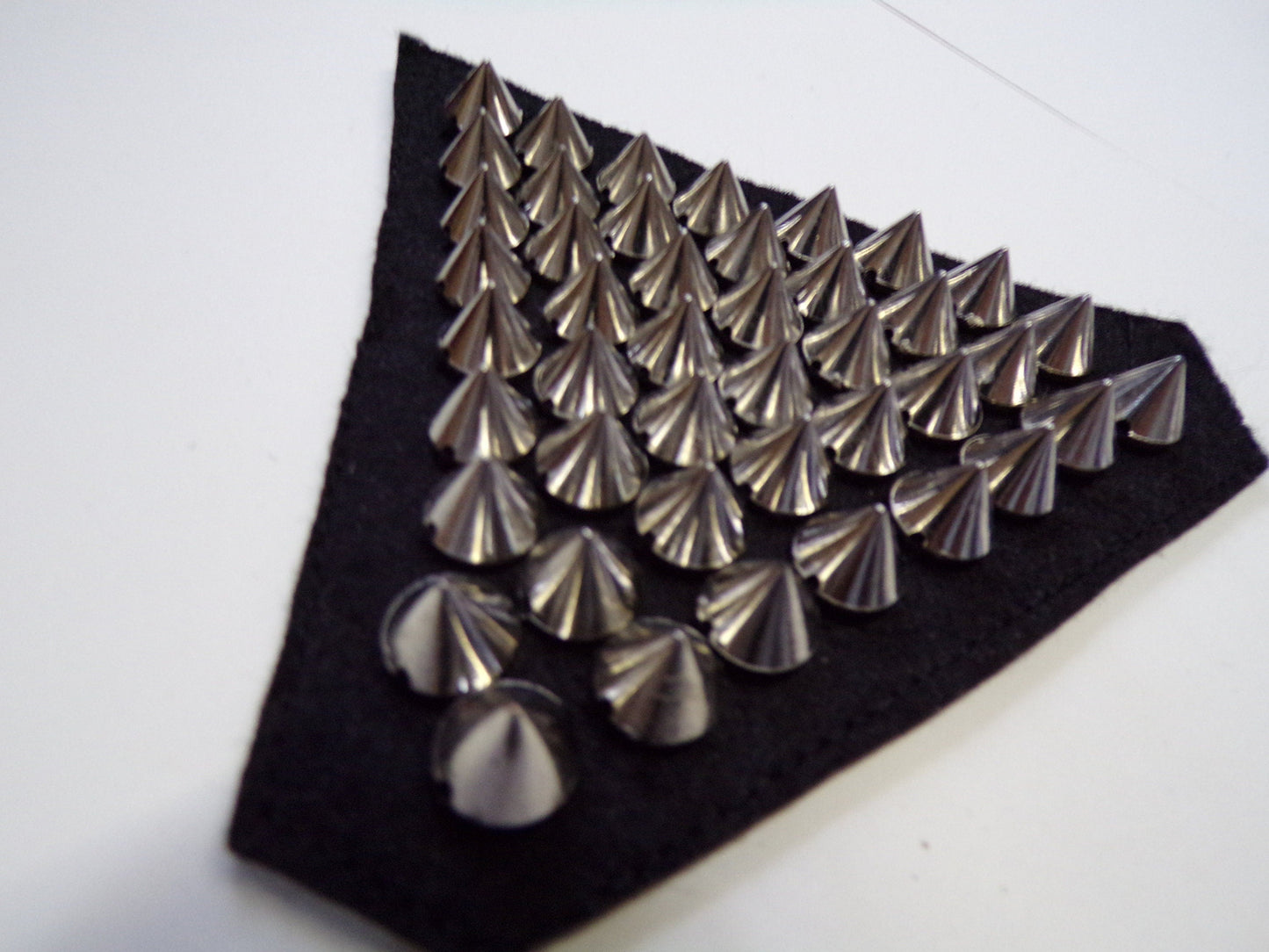 1 pair,Epaulettes with studs in Silver sold as a pair. Stud trim, stud patch, biker patch, stud appliqué, stud,