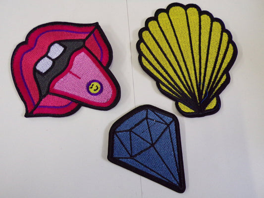 Iron on Embroidered Patch, Sewing Patch, Glue on Patch, Badge iron on, badges,