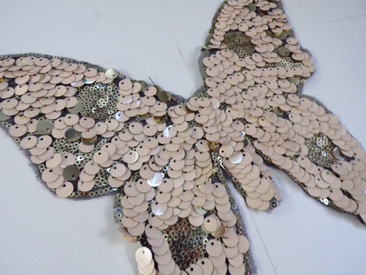 Sequin Butterfly Appliques, Patch Sequin, Sew on Dancewear, Dress, Top, Bag