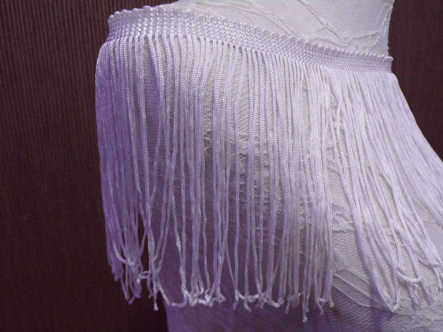 15cm Black White Fringe Trim, Sewing, Craft, Dancewear, Gatsby Dress, Party, Home, Bag, fringe