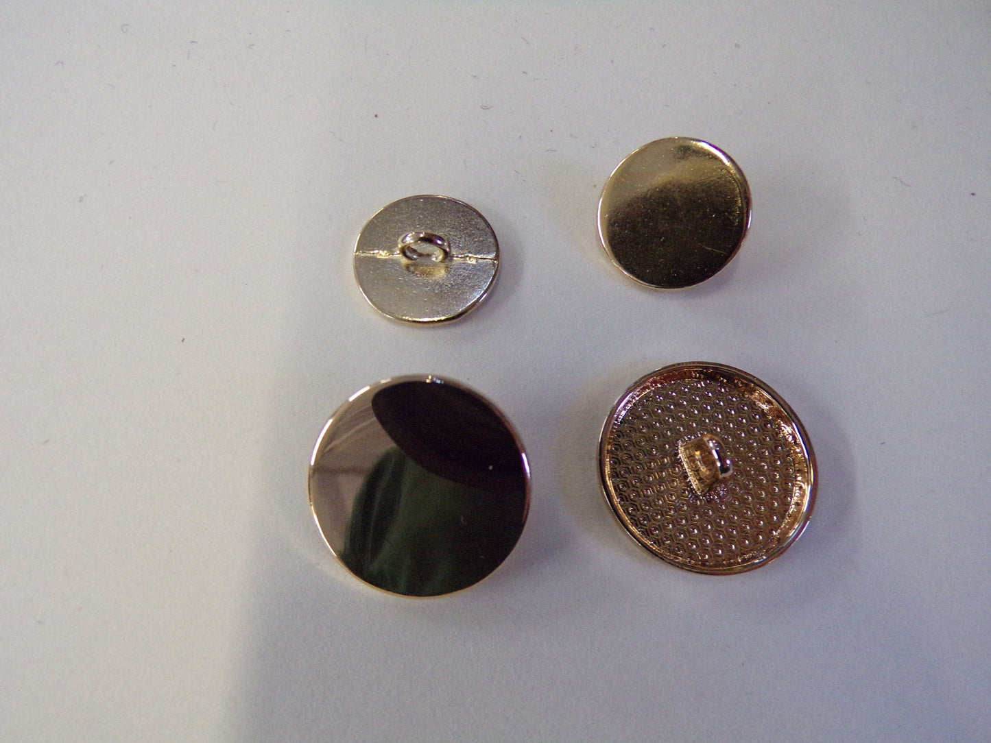 6pcs, High quality metal buttons,Gold Metal Buttons, Metal Shank Buttons, fashion buttons, Shiny blazer buttons. gold buttons,  15mm or 20mm