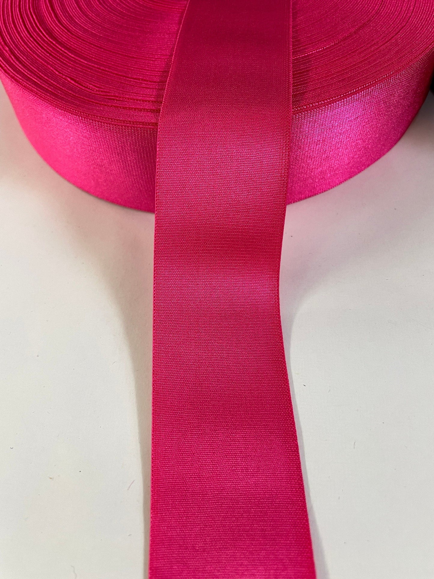 4cm elastic. Soft elastic, rubber free elastic, shiny elastic, 40mm elastic, hot pink elastic, grey elastic, black elastic, white elastic