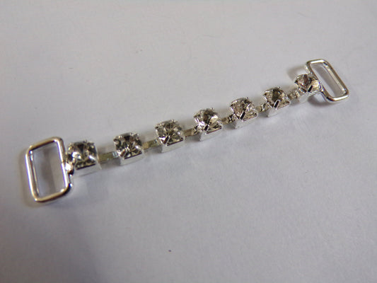 Diamante Buckle, Rhinestone Buckle, Perfect for Clothing, Lingerie, Swimwear, Wedding decor, Sewing, Craft, Silver or Gold