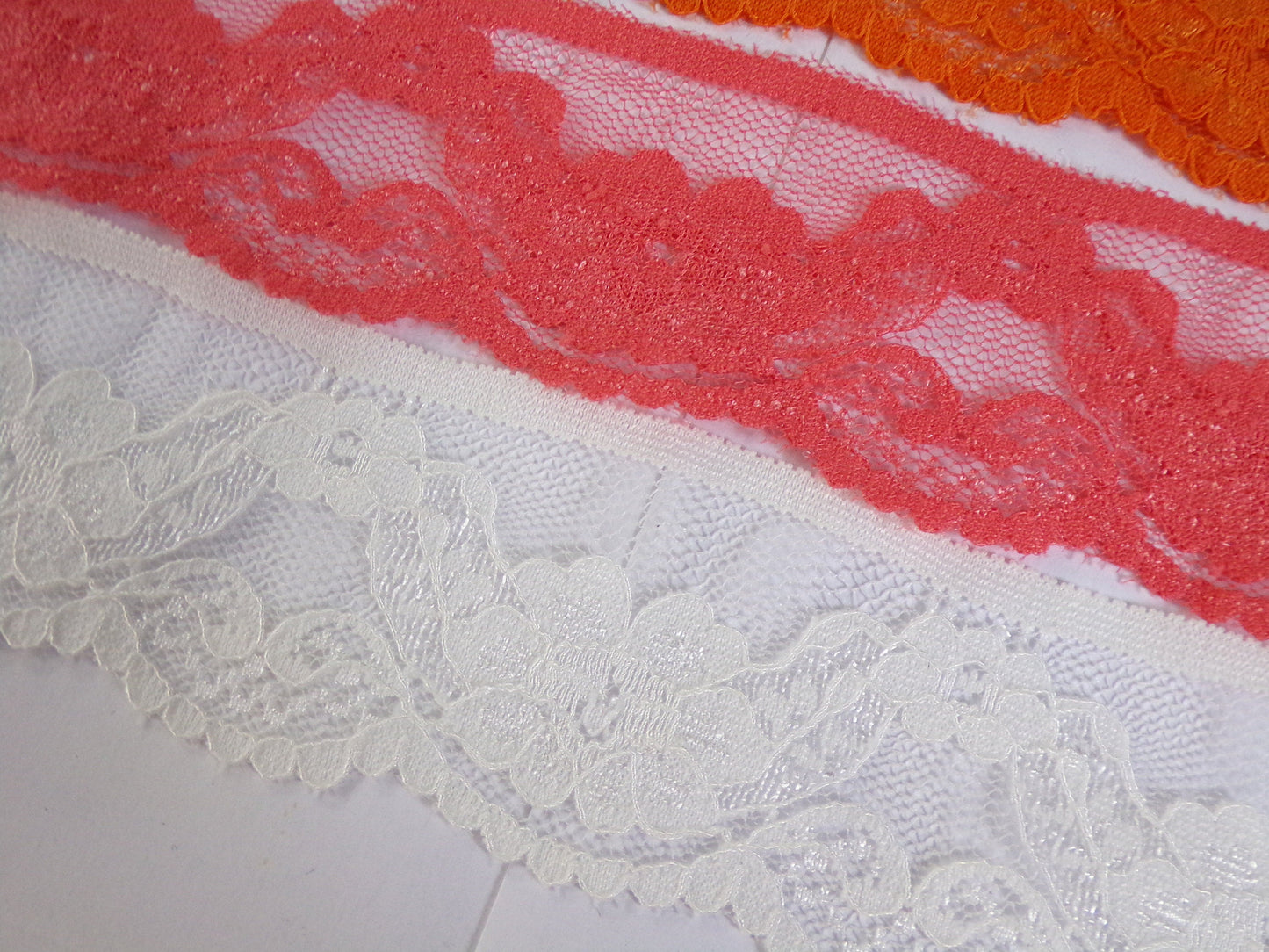 40mm, Stretch Lace Trim, 13 colours, Nylon stretch lace, lace, lingerie lace, 4cm lace, garment lace. Craft, fashion lace