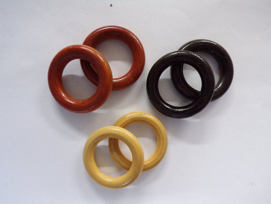 40mm, 45mm, Light Weight Hoop Ring, Macrame rings, Imitation Wood Rings, Belt Buckle, Bag, Leather, Round rings, rings