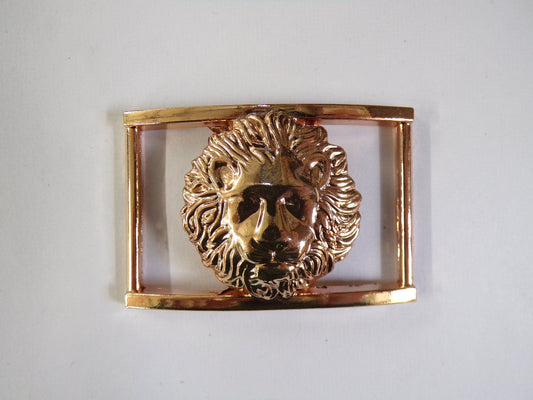 Gold tone Lion Buckle, 6.5*4.5cm Belt Buckle, Sewing, Craft, lion buckle, couture buckle, swimwear