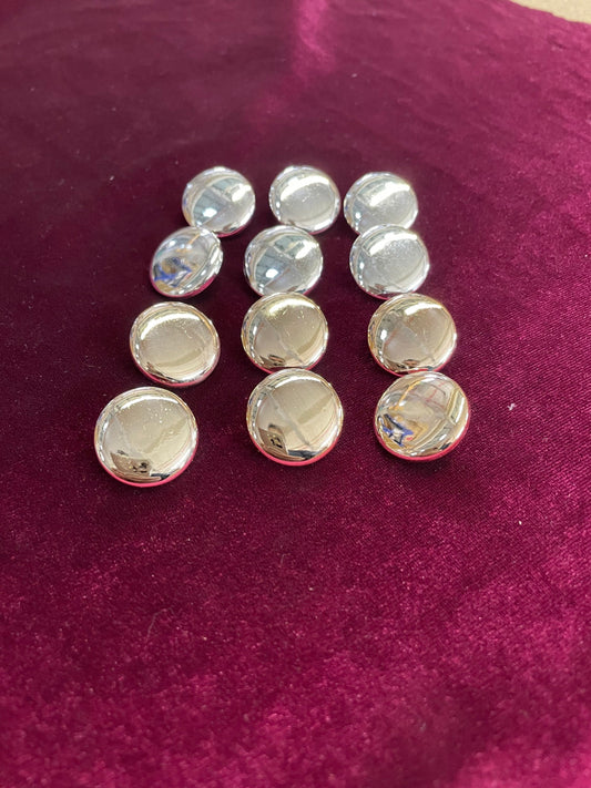 5sizes, gold Shank buttons, Gold/Silver, Flat Dome Shank Buttons, Metal Look Buttons, shank buttons, blazer buttons, silver buttons, buttons