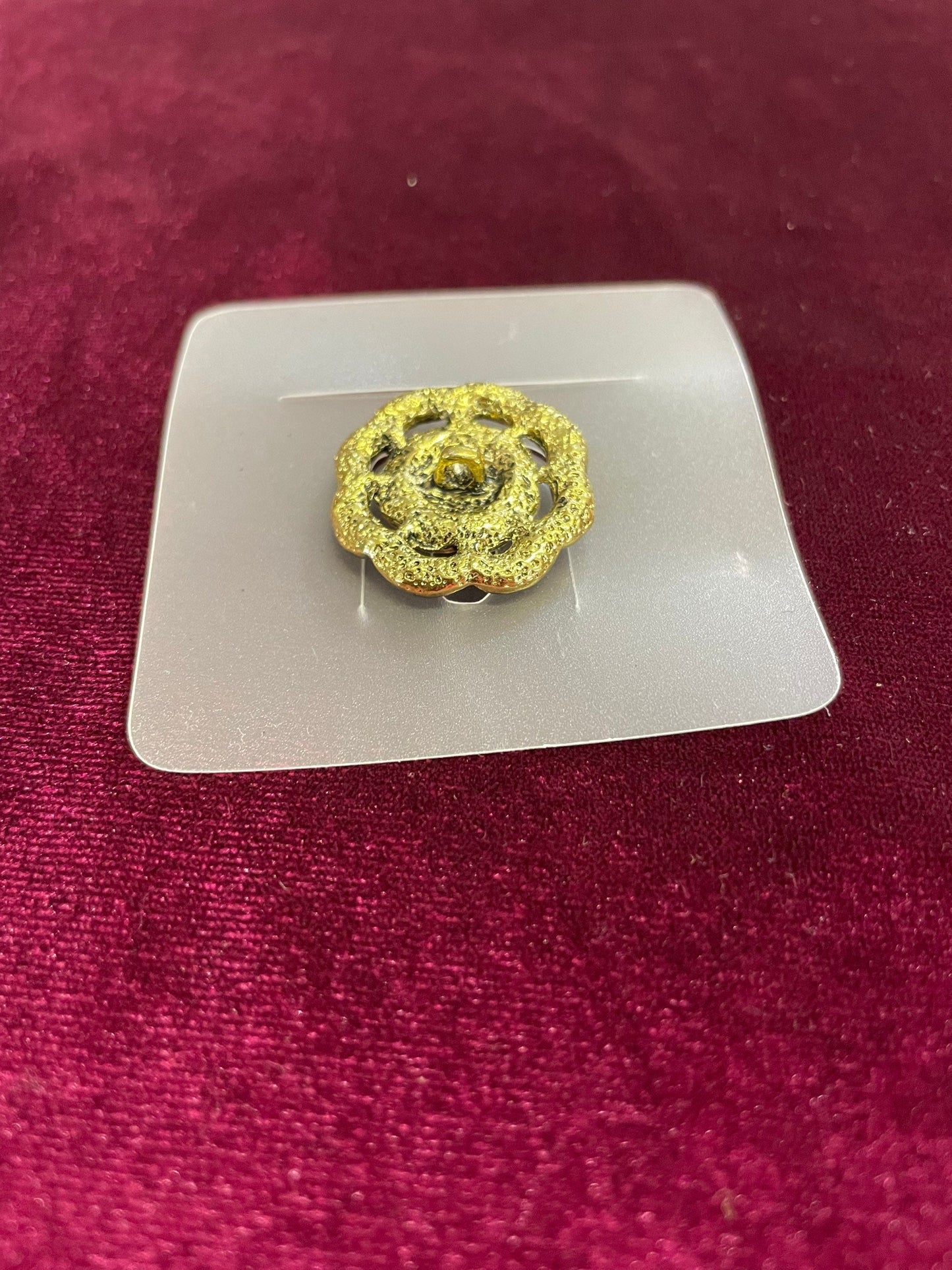 25mm, Diamante button, (Shank) 40L, brass diamanté button shank, diamanté button, vintage buttons, antique buttons, buttons