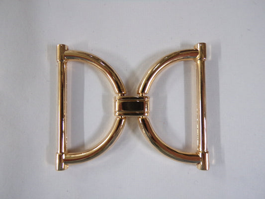 5.5*6.5cm, Gold Metal Buckle, Belt buckle, Coat buckle, Couture buckle, Swimwear, Dancewear Sewing, Craft, fashion buckle, double d buckle
