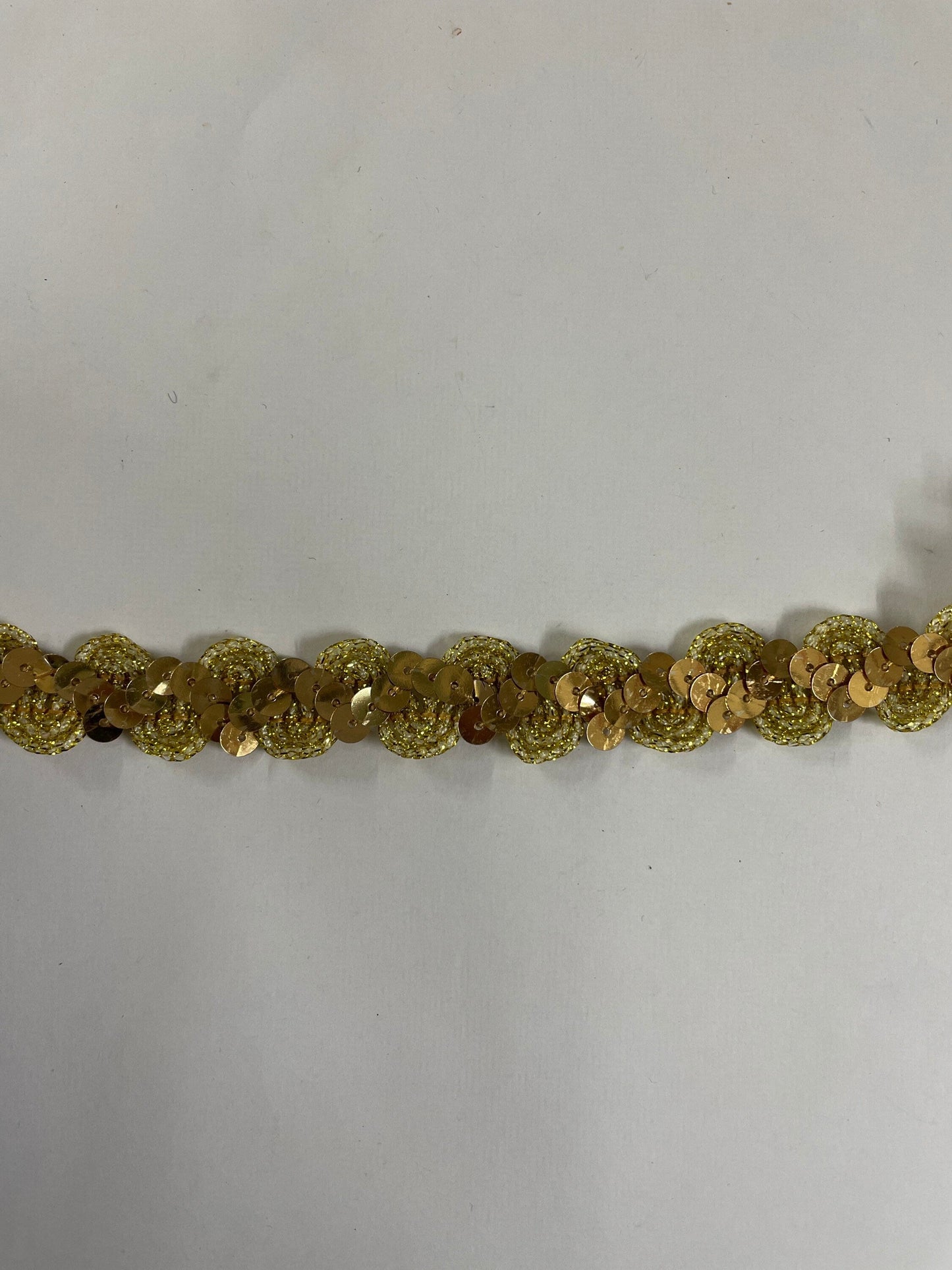 1 Mtr, Sequins & Lurex Silver, Brown Trim 15mm, sequins, lurex trim, Decor, Sewing, Hair Crafts, 3 colours