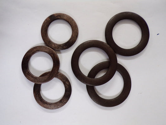 60mm, 75mm, Light Weight Ring, Imitation Wood Rings, Macrame rings, Sewing, Knitting, Belt Buckle, Bag, Leather, flat rings, high quality