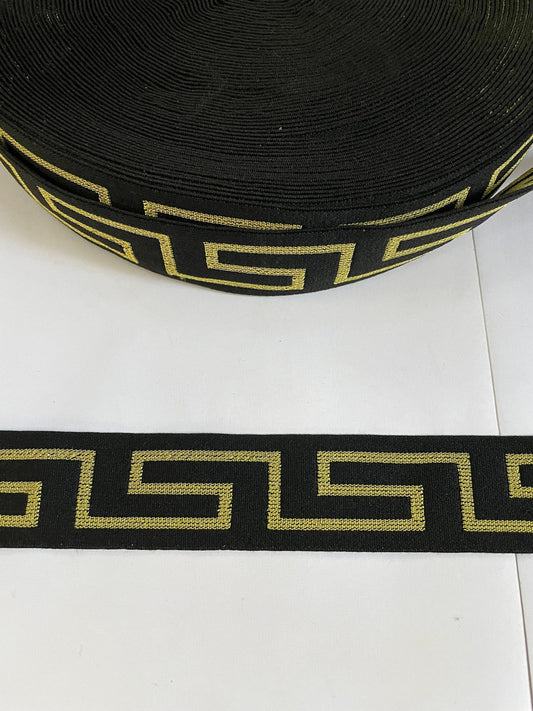 40mm elastic, Aztec elastic, zig zag elastic, 4cm elastic