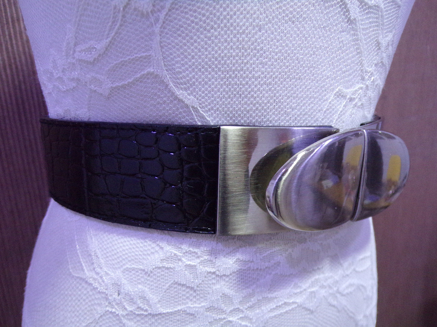 Black Elastic Belt with Metal Buckle, Elasticated Stretch Belt, Black Belt, Elastic belt, Stretch belt, Bow belt, fashion belt