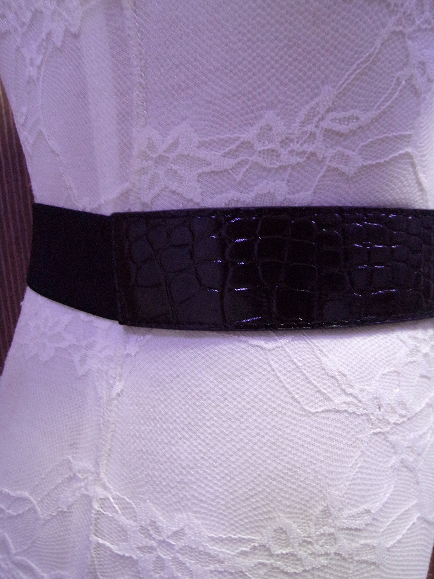 Black Elastic Belt with Metal Buckle, Elasticated Stretch Belt, Black Belt, Elastic belt, Stretch belt, Bow belt, fashion belt