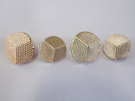 6pcs, Gold Buttons with 3D Effect, Shank Buttons 18mm(28L) 21mm (34L) Sewing Buttons, gold buttons, shank buttons, fashion buttons