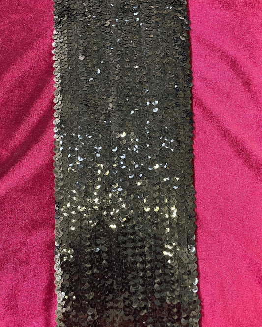 15cm stretch sequin elastic band. Sequin elastic. Sequin, sequin band, stretch sequin, elastic