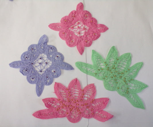 Beautiful Cotton Appliques, Lotus Applique, Sew on patch, Sewing, Decor, Craft, cotton patch