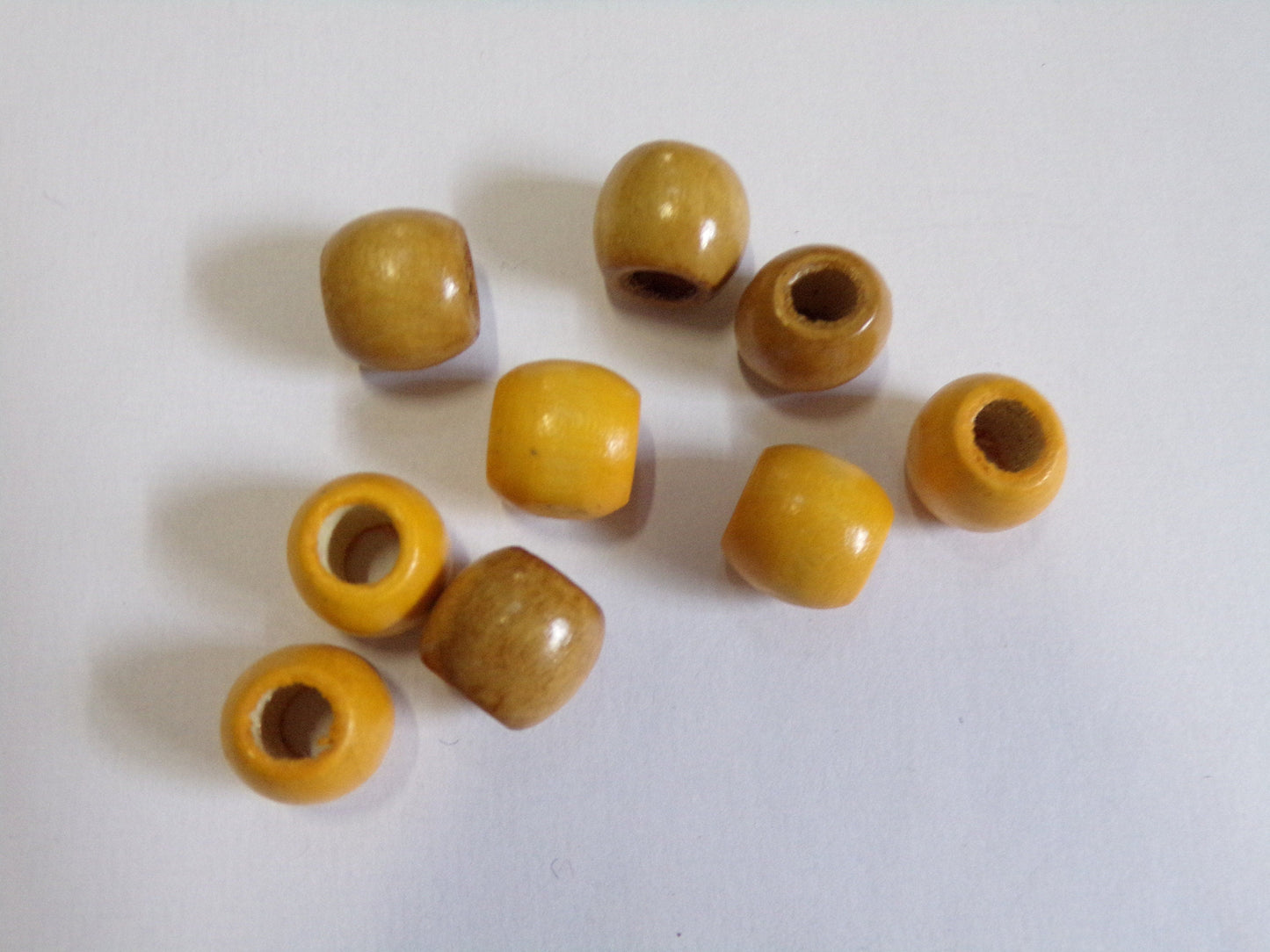 12mm, Round Wood Beads, Large Hole Wooden beads, Macrame beads, Jewel beads, Cord stopper, Jewellery, Craft, beads