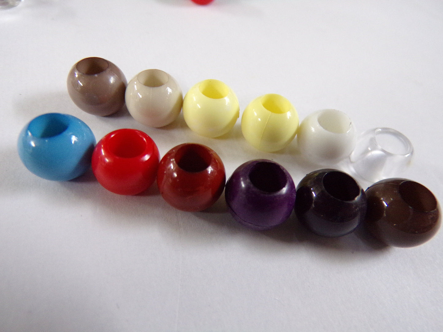 10mm Round Acrylic Beads, Macrame beads, Cord stopper, large hole beads, Jewellery, Craft, beads, colour beads