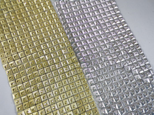 10cm, Gold/Silver tone Trim, Imit Rhinestone Trim, Decorative trimming, Bling, Embellishment, Sparkling, Accessories, craft, cake decorating