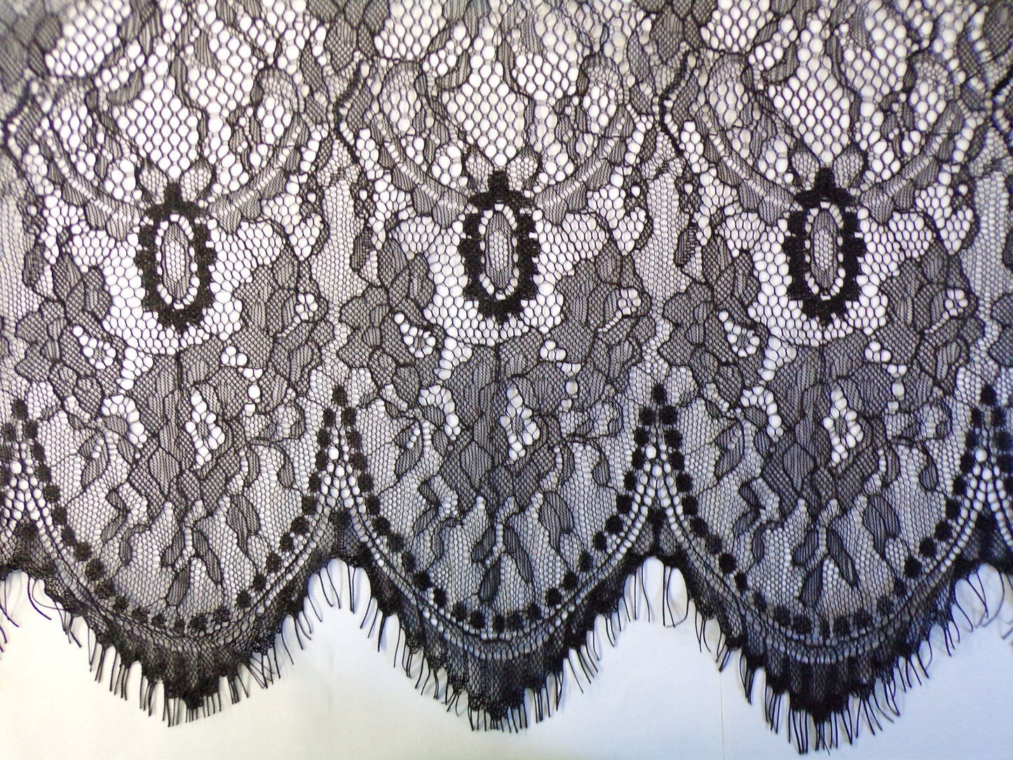 30cm, 1mtr Black Delicate Black Eyelash Lace Trim, French Lace, Lace, Fashion Lace for Lingerie, Tops, Dresses, Decoration, Craft