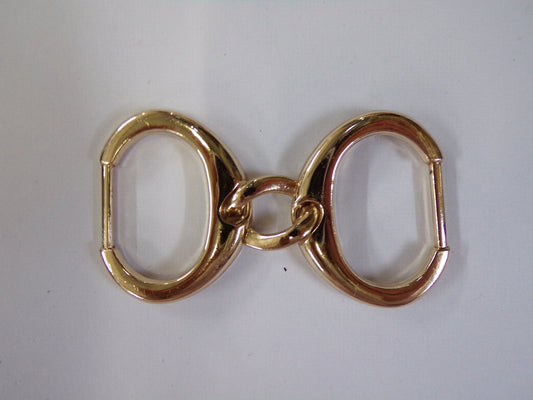 4.5*8cm Gold Metal Buckle, Belt buckle, Coat buckle, Couture buckle, Swimwear, Dancewear Sewing, Craft,