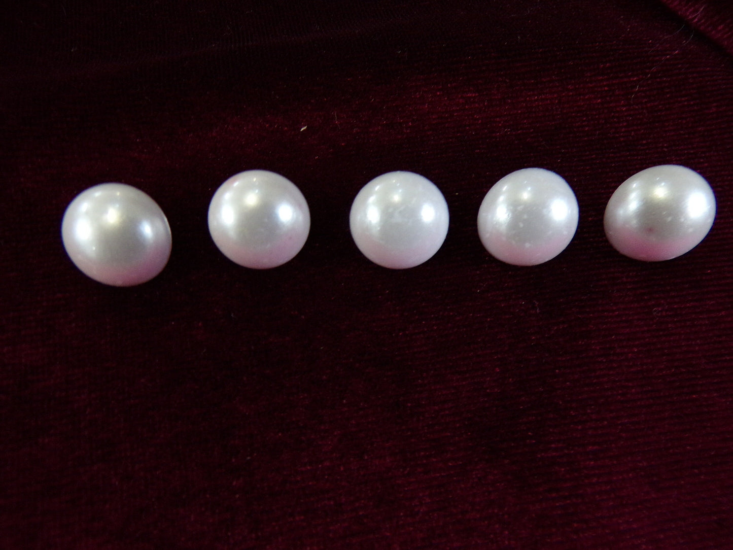 11.5mm White Pearl shank buttons, Blouse buttons, Dress buttons, Knitwear Buttons, Clothing Buttons, Fashion buttons