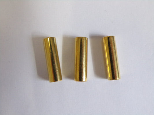 4pcs, Metal Gold Tube Beads, 20mm Tube Beads, Metal Beads, Metal Gold Tube, Metal Noodle Beads