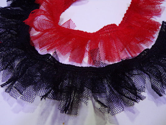 Elasticated Mesh Trim, Elastic Lace Trim, Mesh, Elastic, Lingerie, Dancewear, Home Decor