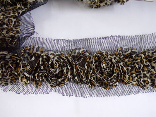 Rose Mesh Tape, Organza Rose Tape, Floral Trim, Furnishings, Sewing, Craft, 3d Rose Tape