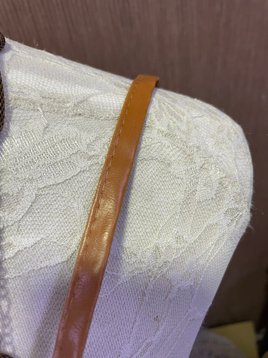 10mm thonging, 1cm pu, strapping, tan thonging