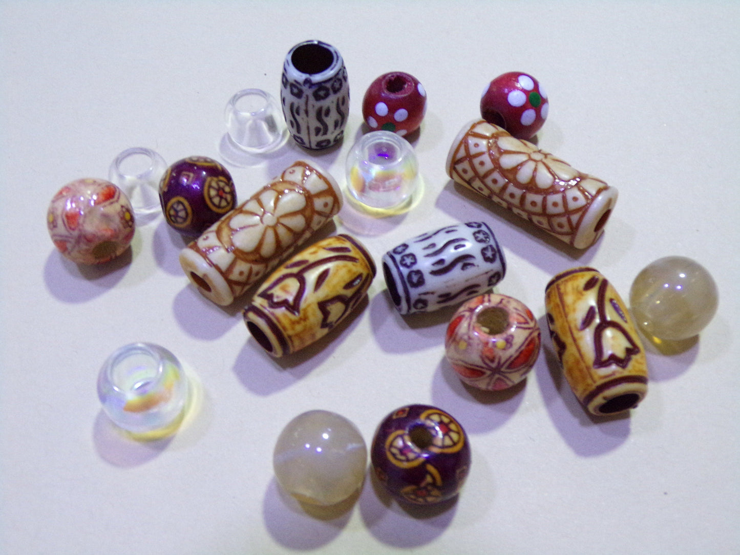 Quality Acrylic Beads, Round Beads Multi colours, Beads for Jewellery, Macramé, Cords, Craft