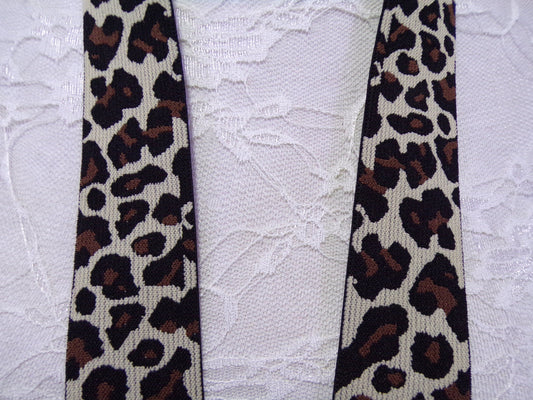 4cm Soft Elastic, Leopard Elastic, Fancy Elastic for Sewing, Craft