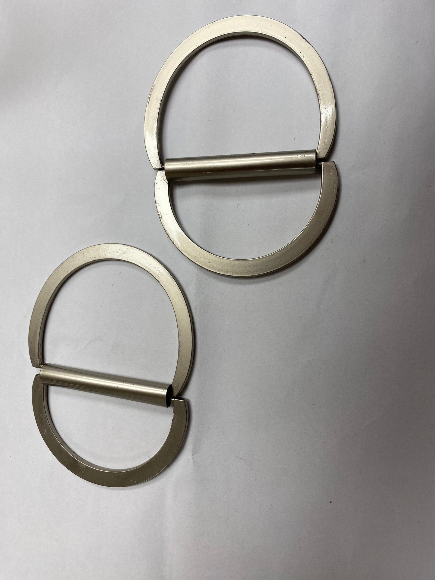 D Ring Double d Ring, Matt silver, d ring, double d buckle,