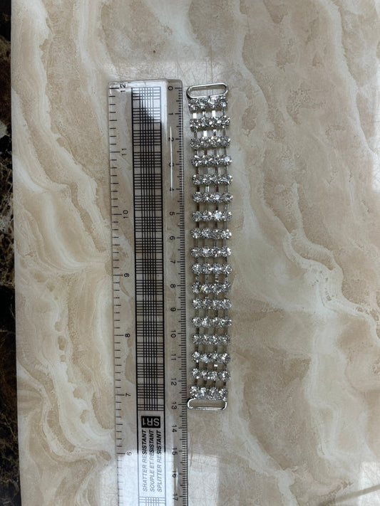 Diamanté buckle, diamanté strap, diamanté