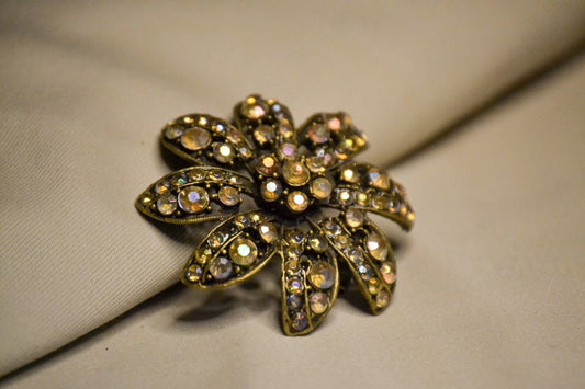 Flower Brooch Pin, Antique Brooch Pin, Brooch, Flower Brooch