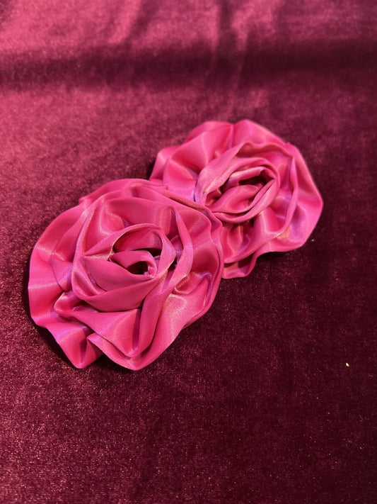 Soft Silky Roses, Bridal Roses, Bridal Flowers, Flowers, Handmade Flowers, Roses, Fabric Roses, Appliques, Embroidered Flower