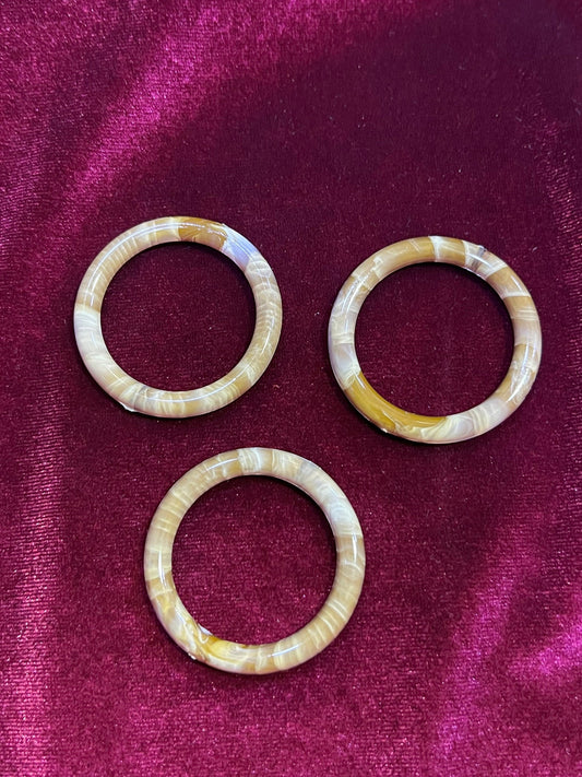 40mm, Macrame Light Weight Ring, Sewing rings, Marble Hoops, Knitting, Belt Buckle, Bag, Leather, O-Rings, marble rings