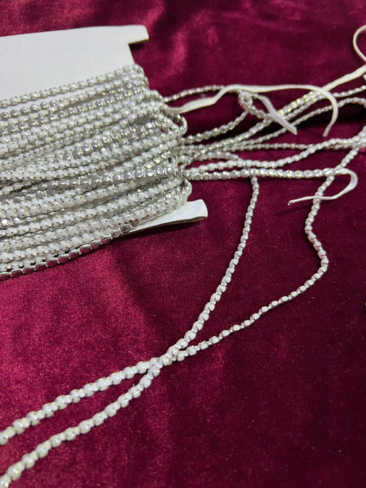 Pearl cord, Easy sew Pearl, Pearl on string, Pearl strapping, Pearl, fashion cord, Pearl string, Pearl tape, pearls, straps