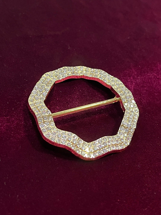 Diamanté wavy Buckle, metal buckle, gold buckle, swimwear buckle, Swimwear buckle, diamanté buckle, belt buckle