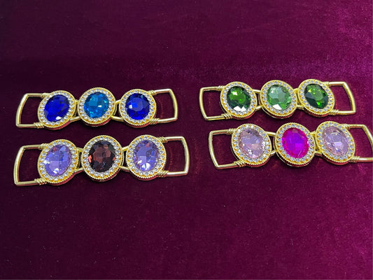 Large Diamanté Rhinestone Buckle, Gold Diamante Buckle, Rhinestone Jewel Buckle, Fashion Buckle