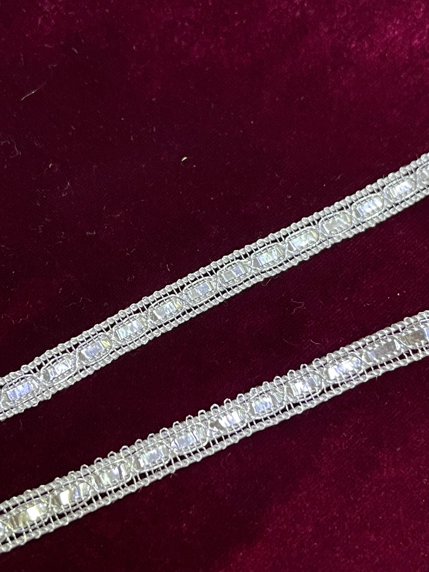 0.8cm Elegant Silver Guipure Lace Trim inspired, Sewing Ribbon, Craft, Silver Ribbon slot lace, Lurex Ribbon lace, Silver lace, Metalllic