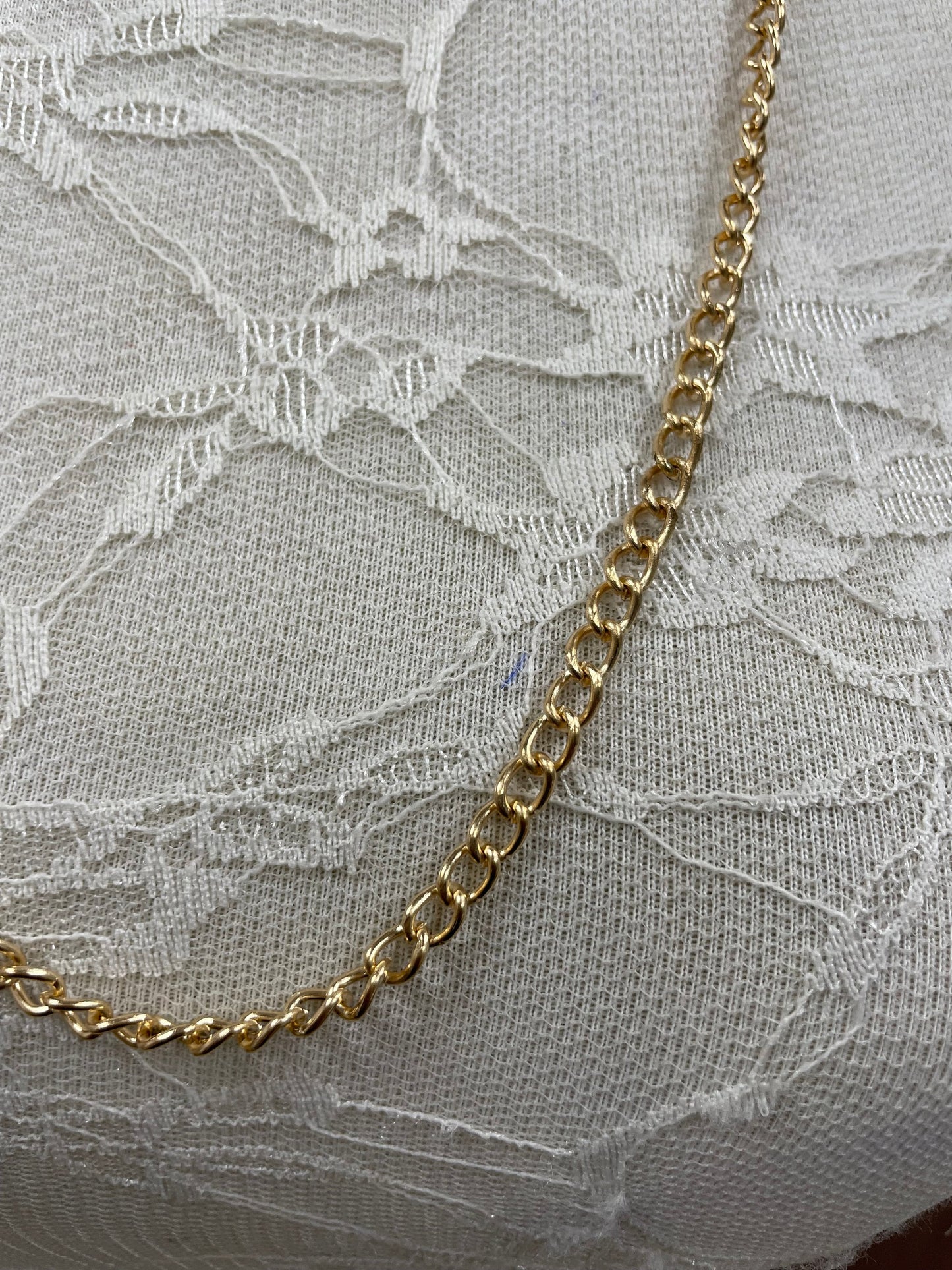 5mm chain, gold chain, metal chain, necklace,