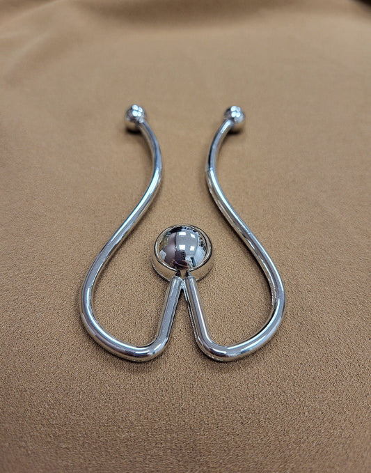 Long Decorative Metal Bulldog Buckle, Bulldog buckle, Metal Buckle, Silver buckle, Swimwear buckle, gold buckle