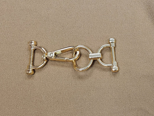 Decorative Buckle Clip Gold, Gold buckle