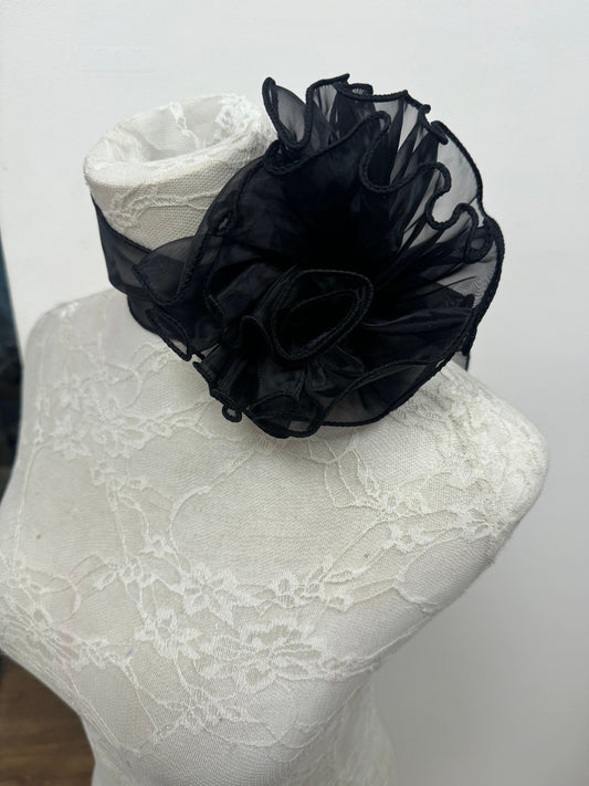 Corsage choker, organza choker, flower choker, flower, corsage, organza flower, choker, wedding flower, bridesmaid flower
