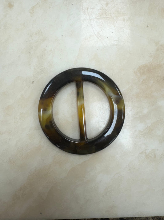 Buckle, slide, marble buckle, horn buckle. 50mm slide, 2” buckle, jacket buckle, coat buckle