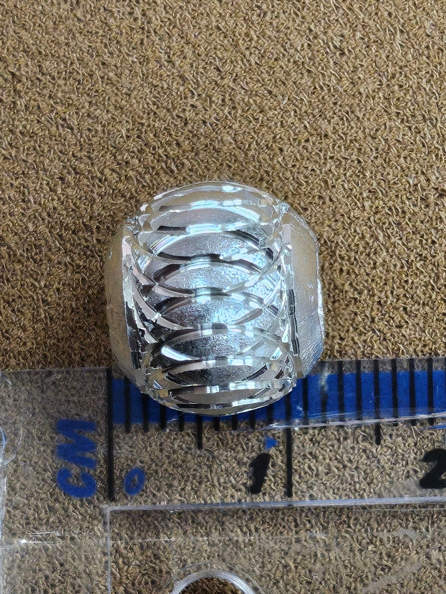 Decorative beads, silver plastic beads, silver beads